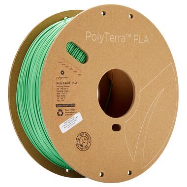 Пластик для 3D-принтера Polymaker PolyTerra PLA 1.75 мм 1 кг Forest Green (PM70846) фото №1
