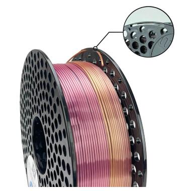 Пластик для 3D-принтера AzureFilm PLA SILK 1,75 мм 1 кг Rainbow Tropicana (FL171-2463) фото №2