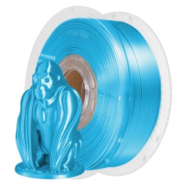 Пластик для 3D-принтера AzureFilm PLA SILK 1.75 мм 1 кг Sky Blue (FL171-5015) фото №1