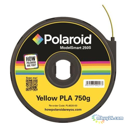 Картридж с нитью 1.75мм/0.75кг PLA Polaroid ModelSmart 250s, желтый (3D-FL-PL-6020-00)