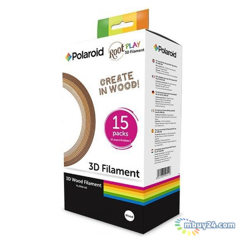 Рулон ниток Polaroid ROOT 3D WOOD 15х5м (PL-2501-00) фото №1