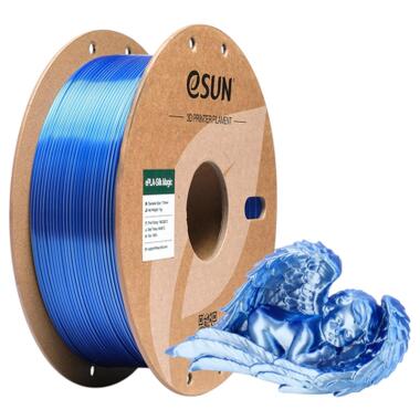 Пластик для 3D-принтера eSUN ePLA-Silk Magic 1кг, 1.75мм, Blue Silver (EPLA-SILKMAGIC-P175US1) фото №5