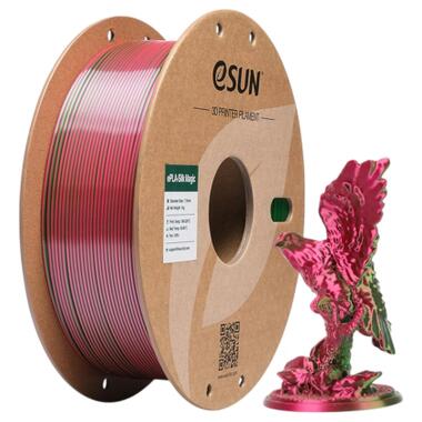 Пластик для 3D-принтера eSUN ePLA-Silk Magic 1.75 мм 1 кг Red Green (EPLA-SILKMAGIC-P175RG1) фото №5