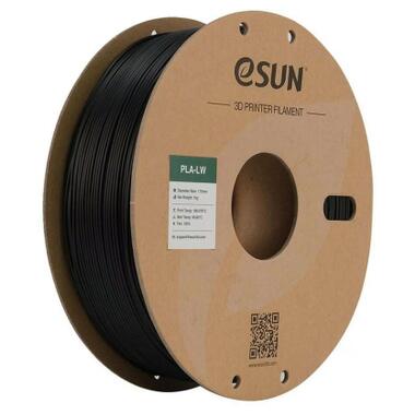 Пластик для 3D-принтера eSUN PLA LW 1.75 мм 1 кг Black (PLA-LW175B1P1) фото №1