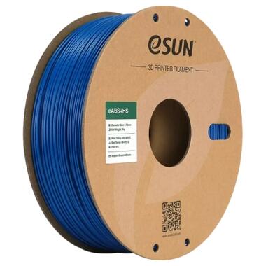 Пластик для 3D-принтера eSUN eABS+HS 1.75 мм 1 кг Blue (EABS+HS-P175U1) фото №1