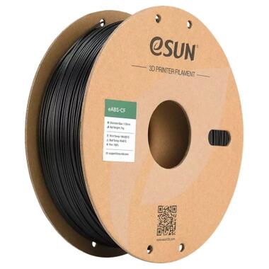 Пластик для 3D-принтера eSUN EABS-CF 1.75 мм 1 кг Black (EABS-CF-P175B1) фото №1