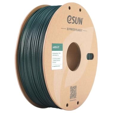 Пластик для 3D-принтера eSUN eABS-CF 1.75 мм 1 кг Dark Green (EABS-CF-P175AG1) фото №1