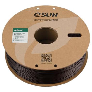 Пластик для 3D-принтера eSUN eABS-CF 1.75mm 1kg Dark Red (EABS-CF-P175AR1) фото №2