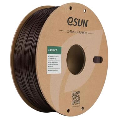 Пластик для 3D-принтера eSUN eABS-CF 1.75mm 1kg Dark Red (EABS-CF-P175AR1) фото №1