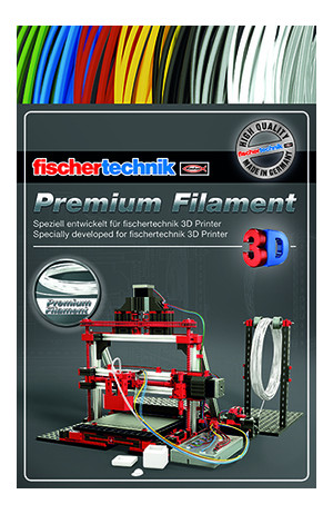 Нить для 3D принтера Fischertechnik белый 50 грамм (полиэтиленовый пакет) FT-539126