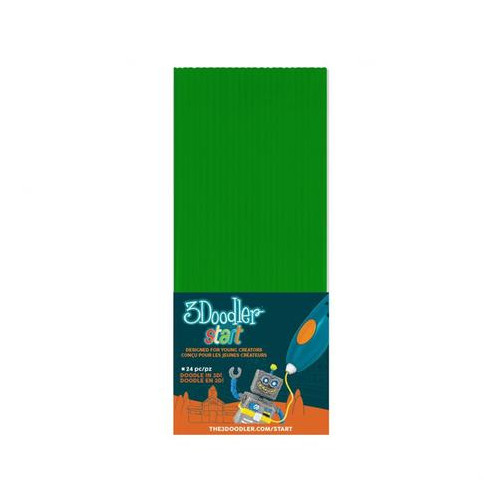Набор стержней 3Doodler Start Зеленый 24 штук (3DS-ECO07-GREEN-24)