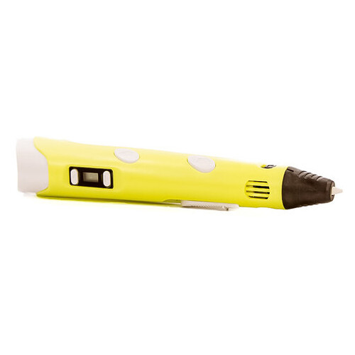 3D ручка для рисования с экраном Ukc + пластик 100м Желтый фото №4