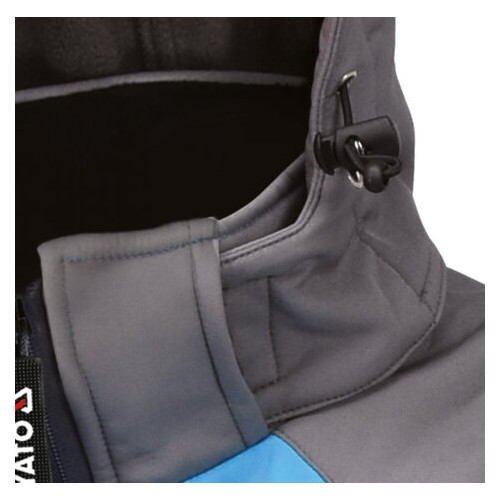 Куртка робоча Yato SoftShell XXL синьо-сіра (YT-79564) фото №2