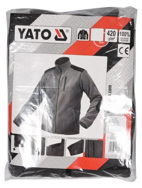Куртка робоча Yato L сіра (YT-79522) фото №7