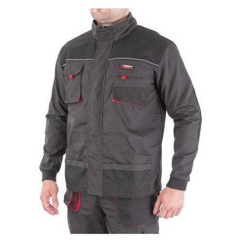Куртка робоча Intertool 80% поліестер x 20% бавовна x XL (SP-3004) фото №1