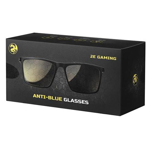 Захисні окуляри 2Е Gaming Anti-blue Glasses Black/Yellow (2E-GLS310BY) фото №4