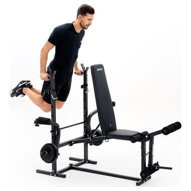 Лавка під штангу з партою, пресом для ніг та пресом для розводки Zipro Ripped (5902659842879) фото №21