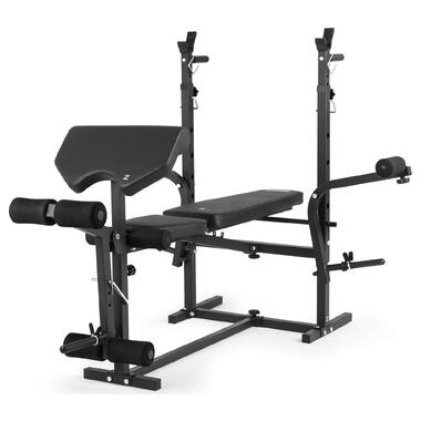 Лавка під штангу з партою, пресом для ніг та пресом для розводки Zipro Ripped (5902659842879) фото №5