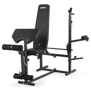 Лавка під штангу з партою, пресом для ніг та пресом для розводки Zipro Ripped (5902659842879) фото №6