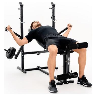 Лавка під штангу з партою, пресом для ніг та пресом для розводки Zipro Ripped (5902659842879) фото №19