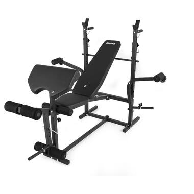 Лавка під штангу з партою, пресом для ніг та пресом для розводки Zipro Ripped (5902659842879) фото №8