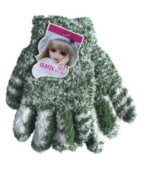 Рукавички дитячі травка Gloves 6 размер 11-12 лет Зеленый (ts-01946) фото №1