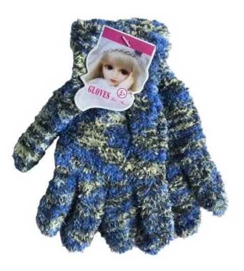 Рукавички дитячі травка Gloves 6 размер 11-12 лет Синий (ts-01947) фото №1