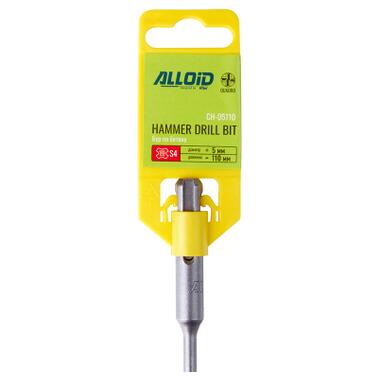 Бур Alloid по бетону SDS-plus S4 QUADRO 5x110 мм (CH-05110) фото №8
