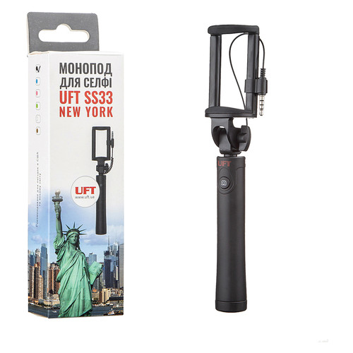 Монопод для селфі UFT SS33 New-York Selfie Stick Black фото №1