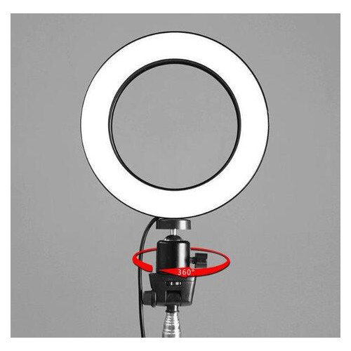 LED лампа для селфи кольцевая MHZ 12Вт с USB 26 см (ZE35010133) MHZ. фото №2