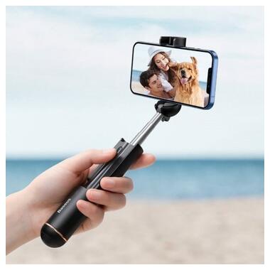 Монопод Baseus Ultra Mini Bluetooth Folding Selfie Stick Black (SUDYZP-G01) фото №8