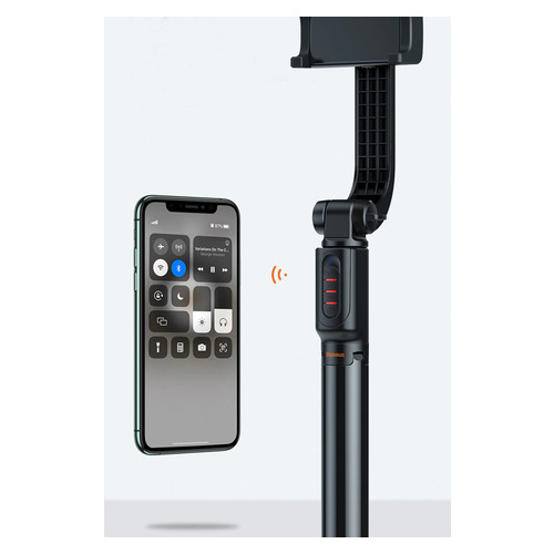 Монопод-штатив Baseus Lovely Uniaxial Bluetooth Folding Stand Selfie Stabilizer Black SULH-01 фото №4