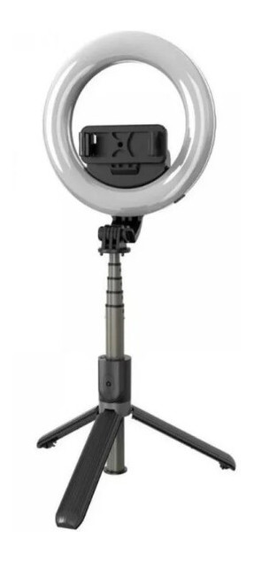 Лампа для селфи на штативе Ukc Selfie stick L07 LED 3 режима свечения (ZE35014630) фото №1