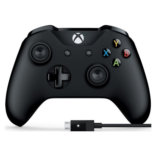 Геймпад Microsoft Xbox One Controller + USB Cable for Windows (4N6-00002) фото №1