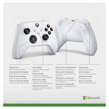 Геймпад Microsoft Xbox Series X S Wireless Controller with Bluetooth (Robot White) фото №6