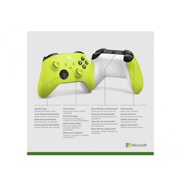 Геймпад Microsoft Xbox Core Wireless Gaming Controller Series XS Electric Volt (QAU-00021) фото №6