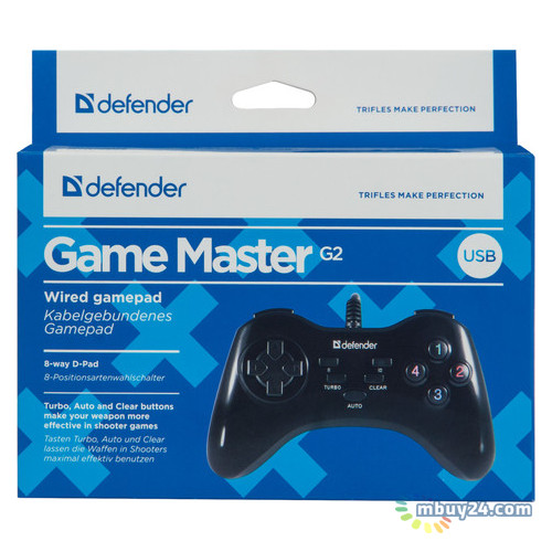 Геймпад Defender Master G2 (64258) Black USB фото №5