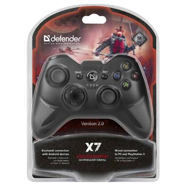 Геймпад Defender X7 USB, Bluetooth, Li-Ion, PlayStation3/ПК/Android (64269) фото №5
