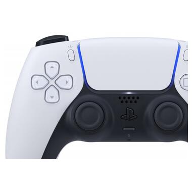 Геймпад бездротовий PlayStation 5 Dualsense White (9399902) фото №6