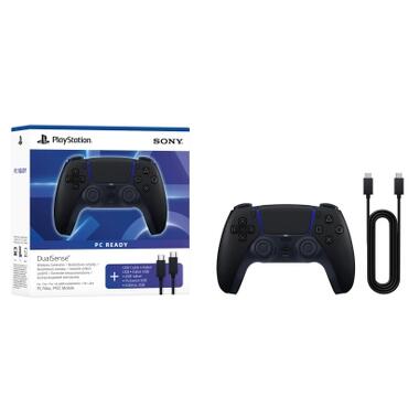 Геймпад Sony Playstation DualSense Bluetooth PS5 Midnight Black (USB-C кабель) (1000051651) фото №6