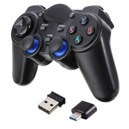 Бездротовий геймпад джойстик Primo Game для Android TV Box, Smart TV, планшета перехідник Type-C - USB фото №1
