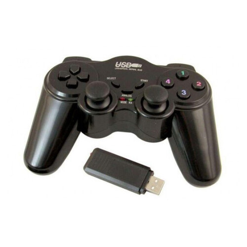 Беспроводной bluetooth джойстик для ПК PC GamePad DualShock EW-800, Черный фото №3