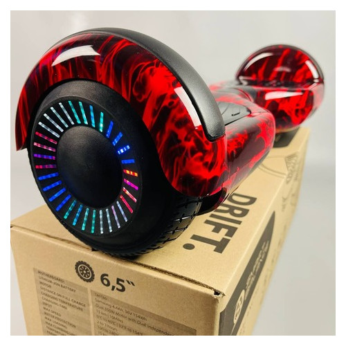 Гироборд Smart Balance Wheel 6.5 Красное пламя Premium Самобаланс | LED | Bluetooth фото №2