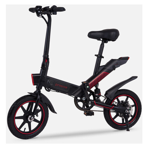 Электровелосипед Proove Model Sportage черно-красный фото №9