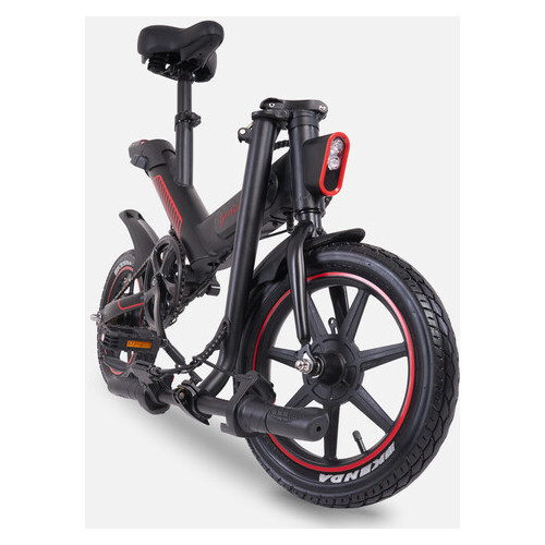 Электровелосипед Proove Model Sportage черно-красный фото №5