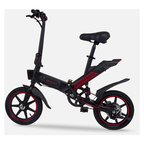 Электровелосипед Proove Model Sportage черно-красный фото №8