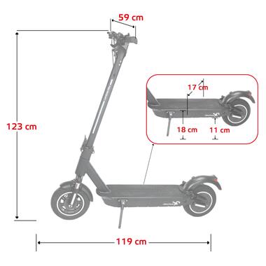 Электроскутер W-TEC Lambreto Max II 10” (25545) фото №6