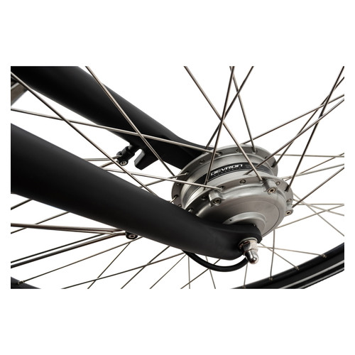 Електровелосипед міський Devron 28120 срібний (2208120VA74977) фото №4