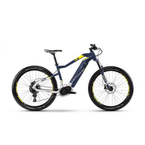 Електровелосипед Haibike SDURO HardSeven 7.0 500Wh синій-біло-жовтий фото №1