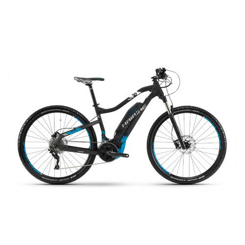 Електровелосипед Haibike SDURO HardNine 5.0 500Wh 29 рама M чорно-синьо-білий, 2018 фото №1